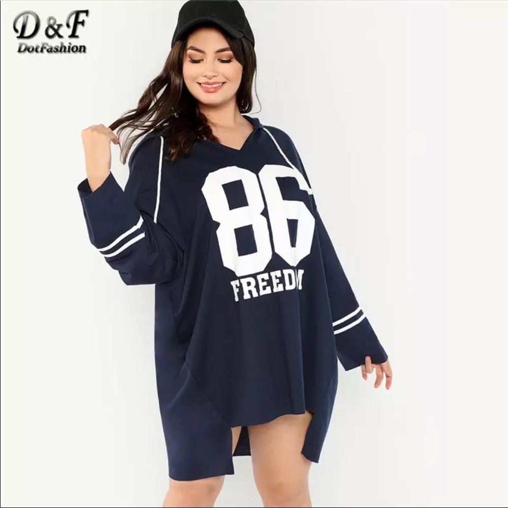 Baggy jersey shirt/dress